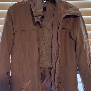 Women’s Military-Style Field Jacket in Taupe